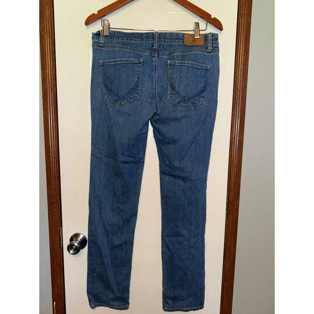 PINK Victorias Secret Mid Rise Straight Leg Jeans Size 8 - Picture 2 of 11